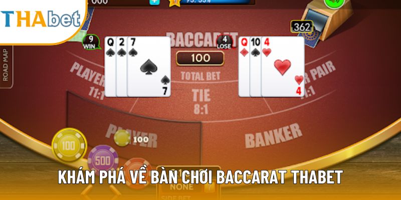 Khám phá về bàn chơi Baccarat Thabet