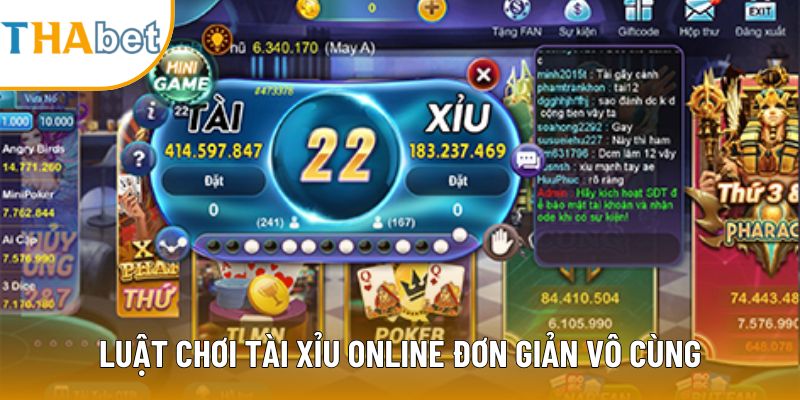 Luật chơi tài xỉu online đơn giản vô cùng