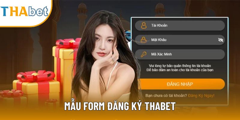 Mẫu form đăng ký Thabet